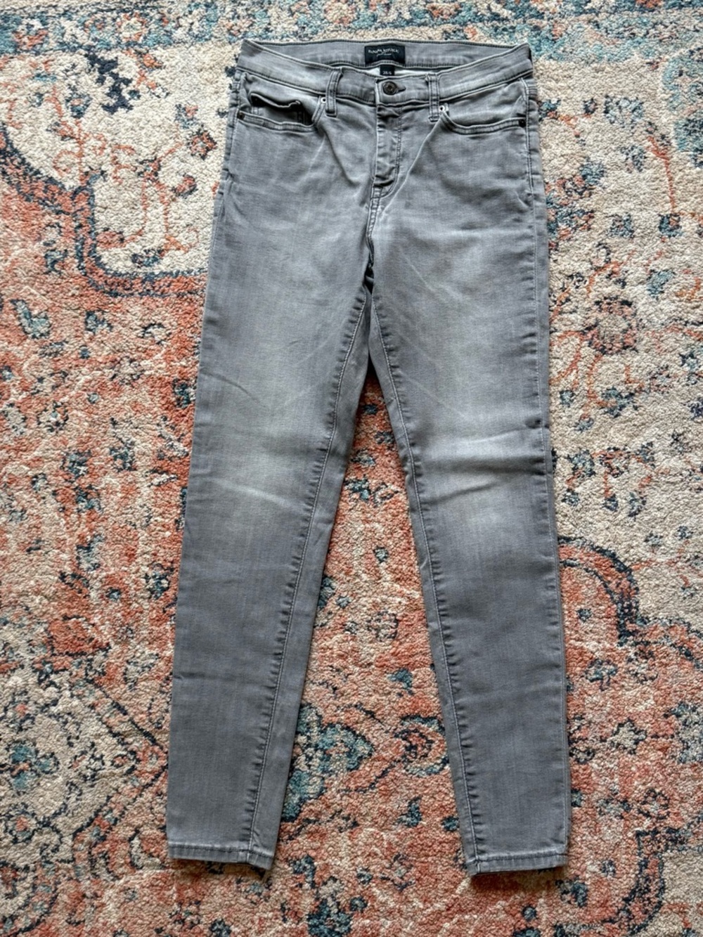 Banana Republic Light Gray Skinny Jeans